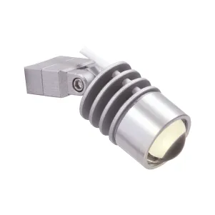 لایت LED فوکوس‌دار دندانسازی رنگ نقره‌ای متصل به لوپ جراحی