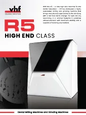 دستگاه میلینگ دندانی vhf مدل R5 سری High End با قابلیت تعویض خودکار ۱۰ دیسک و تراش تر و خشک